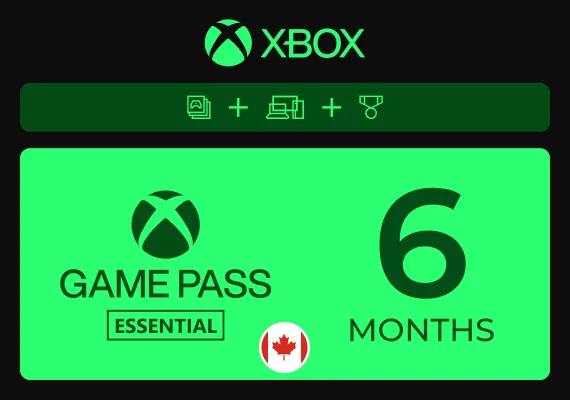 Xbox Game Pass Core (Essential) 6 Months Xbox Live Key - CANADA